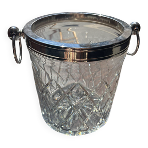 seau à glace en cristal