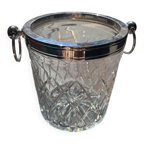 Seau à glace en cristal