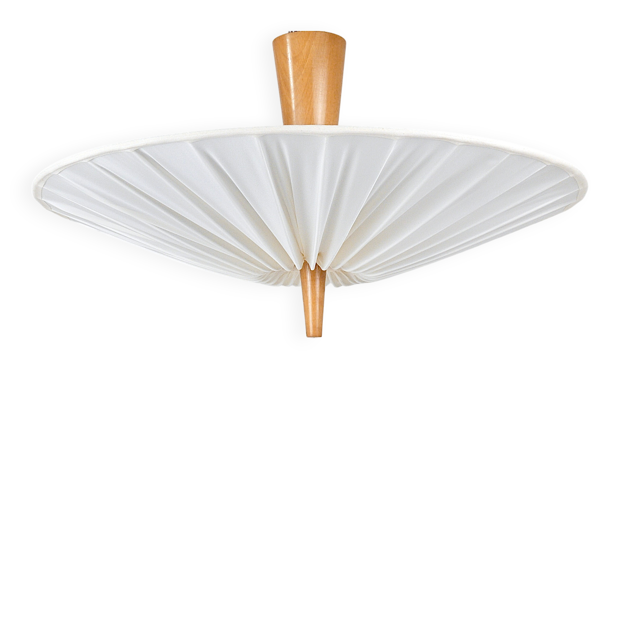 J.T. Kalmar Vienna „Dorn“ Midcentury Ceiling Lamp Flush Mount Uplight, 1950