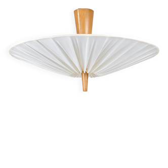 J.T. Kalmar Vienna „Dorn“ Midcentury Ceiling Lamp Flush Mount Uplight, 1950