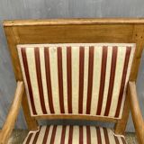 Fauteuil restauration en noyer