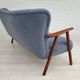 Danish sofa by Erhardsen & Andersen, completely renovated - reupholstered, 70s