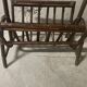 1970s rattan magazine rack
