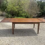 Table de ferme ancienne cerisier avec rallonges