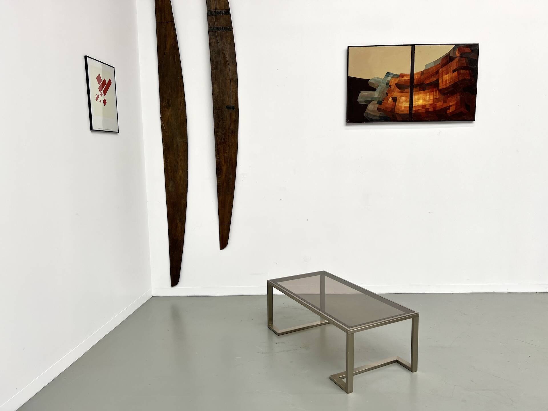 Modernist coffee table, circa 1970