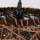 Handcrafted pendant light, Ghana 25 cm Rustic Lighting