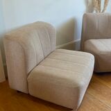 Pair of "Novemila" armchairs by Tito Agnolin Arflex