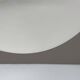 Rare white 52cm Disc Wall Light by Honsel, Germany 1970s