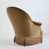 Fauteuil crapaud vintage 1960s