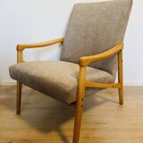 Fully restored Mid Century Armchair by Jiri Jiroutek from Czechoslovakia