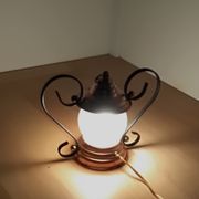 Lampe laiton et verre