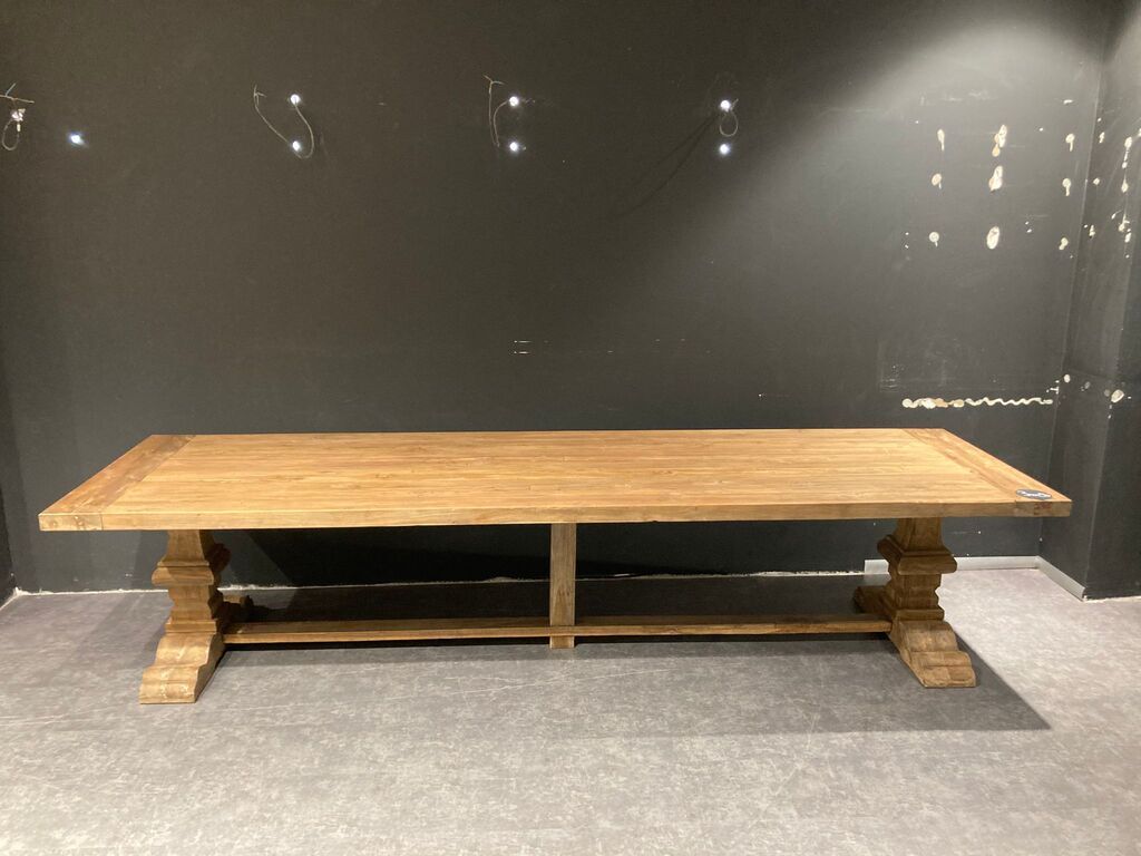 Solid chene table 300 x 100 cm