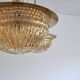 Danish Mid-Century Glass and Brass Chandeliers by Vitrika