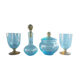 Blue crystal milk service set