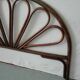 Tête de lit rotin vintage 140cm