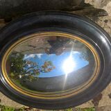 Mirror says "eye of the witch" time Napoleon lll 42x35cm