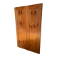 Paire de portes en merisier