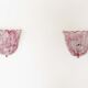 Pair of Italian Murano glass wall lights by Novaresi Milano