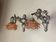 Pair of wall sconces, cherubs, angels, silvered