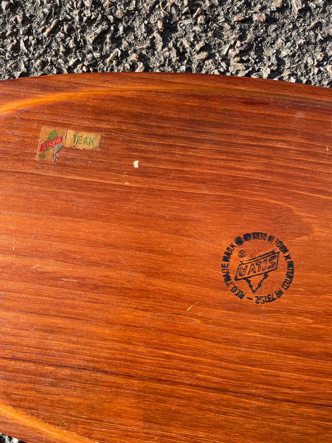 1960s Silva teak tray