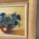 Pair of small paintings, bouquet of flowers