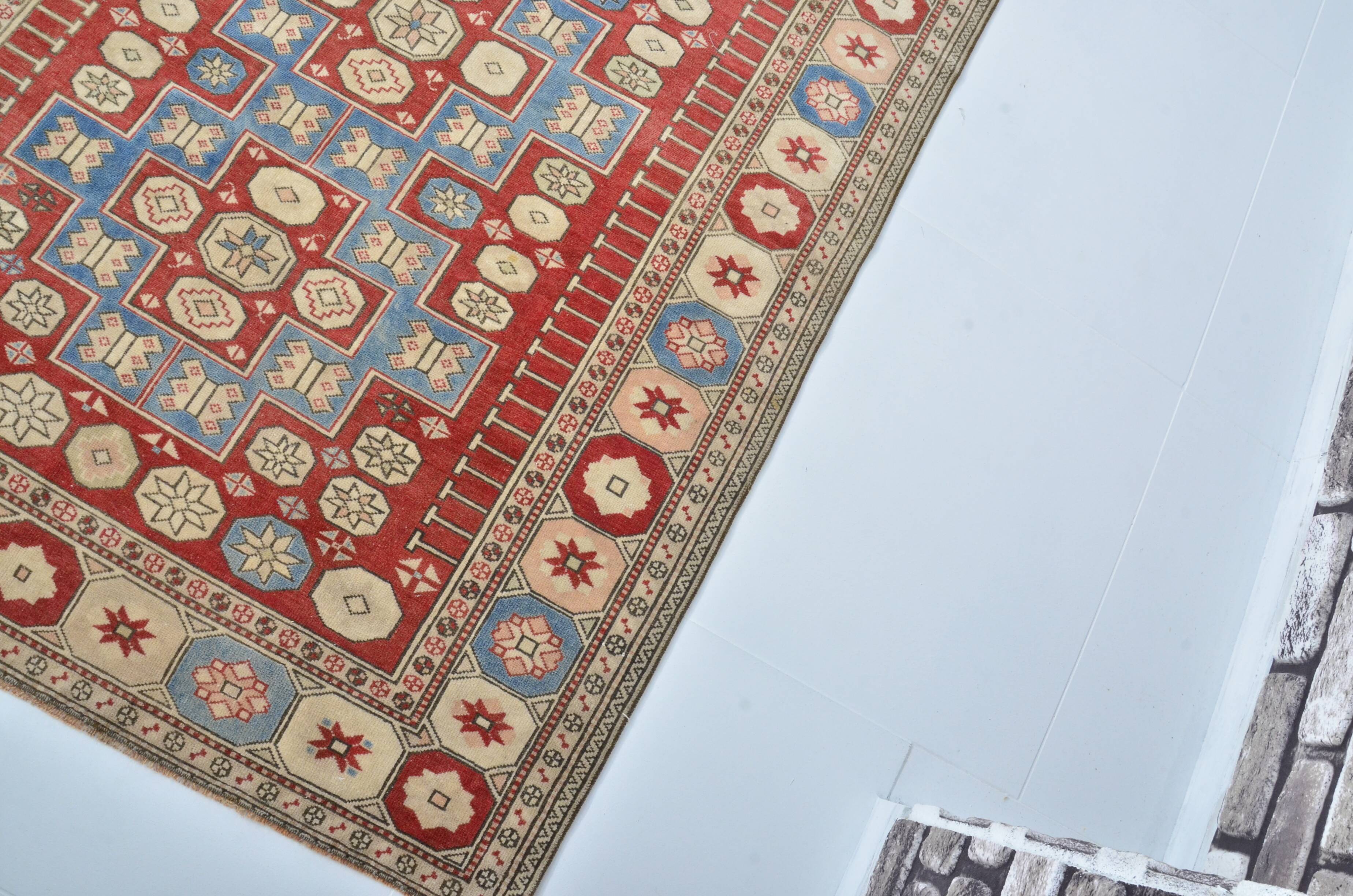 Colorful Hanknotted Vintage Carpet sku 3567