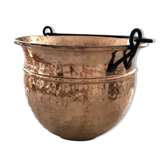 Cache pot en cuivre
