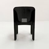 Black Universale chair model 4867 by Joe Colombo for Kartell, 1970