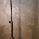 lampadaire 1940  rarestyle projecteur pieds sur roulettes  alu masif    180x110x70