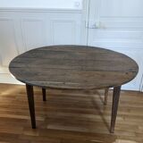 Table ronde ancienne à rabats