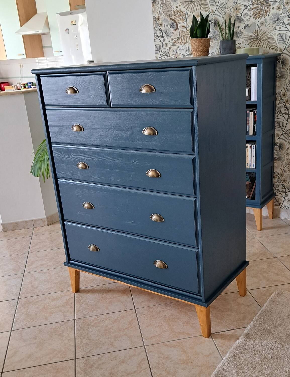 Grande commode Rød Sødgren bleu ganne