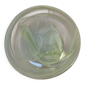 Grand vide poche style pâte de verre verte