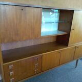 Vintage 1960 Scandinavian teak sidebar Cabinet