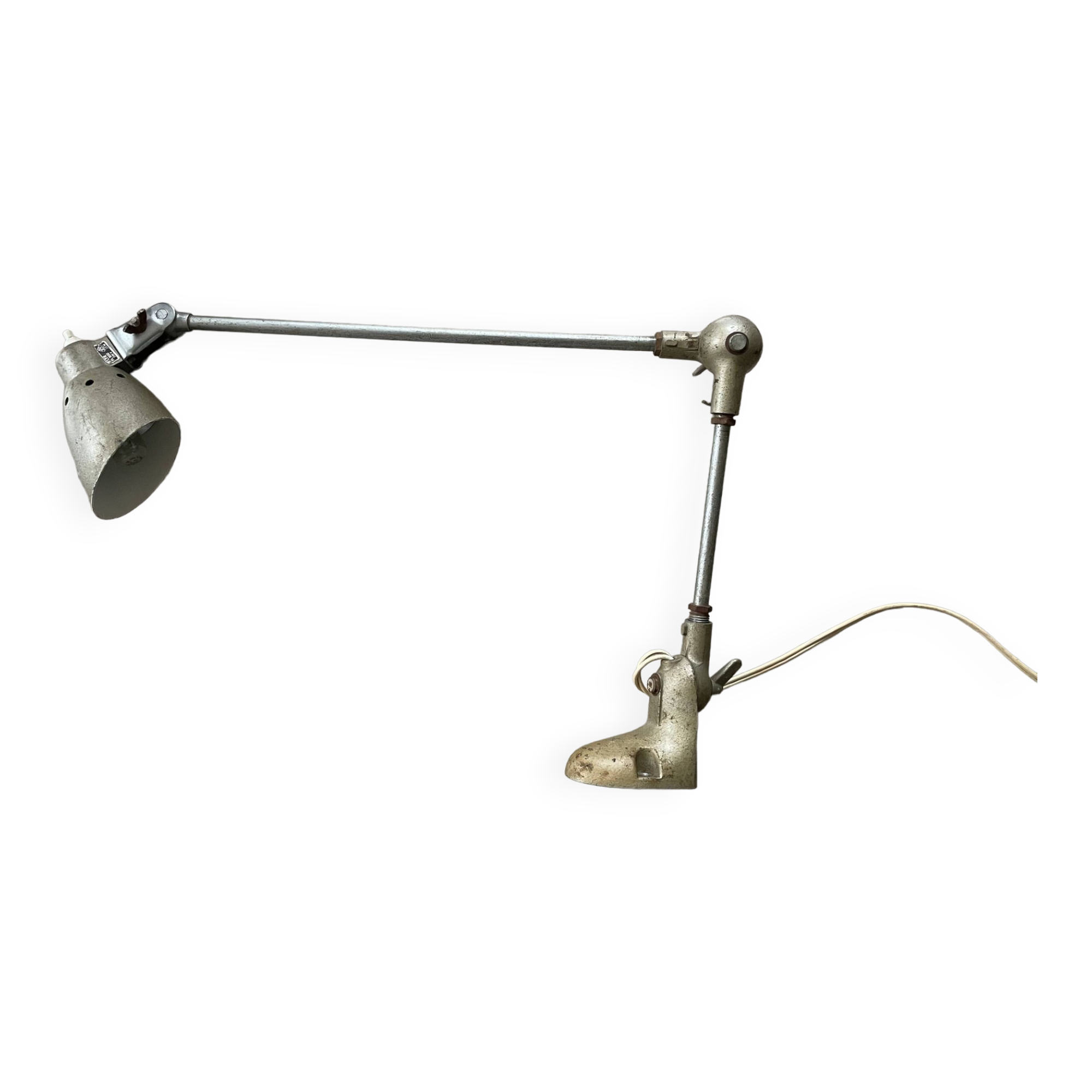 Old industrial articulated lamp