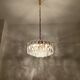 Large Austrian Palazzo Ice Glass Chandelier by J.T. Kalmar