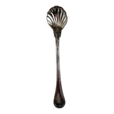 Silver Spoon for Mustard / Eggs | Shell-Shaped Tip