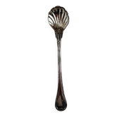 Cuillère de service en argent en forme de coquille