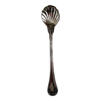 Silver Spoon for Mustard / Eggs | Shell-Shaped Tip