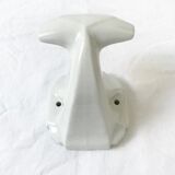 Patère en porcelaine art déco
