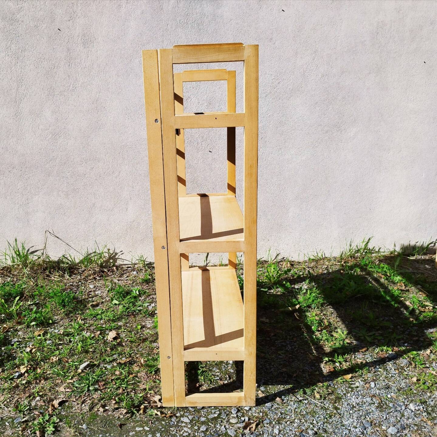 Bookshelf in raw wood N°3