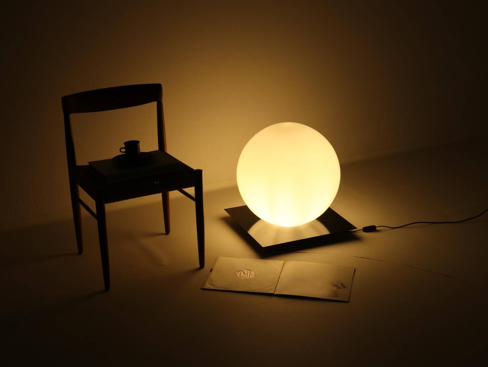 Large table or floor lamp Micol by Sergio Mazza & Giuliana Gramigna for Quattrifolio