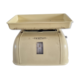 Pale yellow vintage testut scale