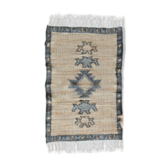 Tapis Kilim tissé à la main en chanvre, indien