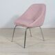 Fauteuil chrome et tissu , années 1960