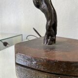Brutalist vine foot table lamp