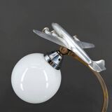 Art Deco / Streamline Moderne "Airplane" propeller lamp, circa 1930-1940