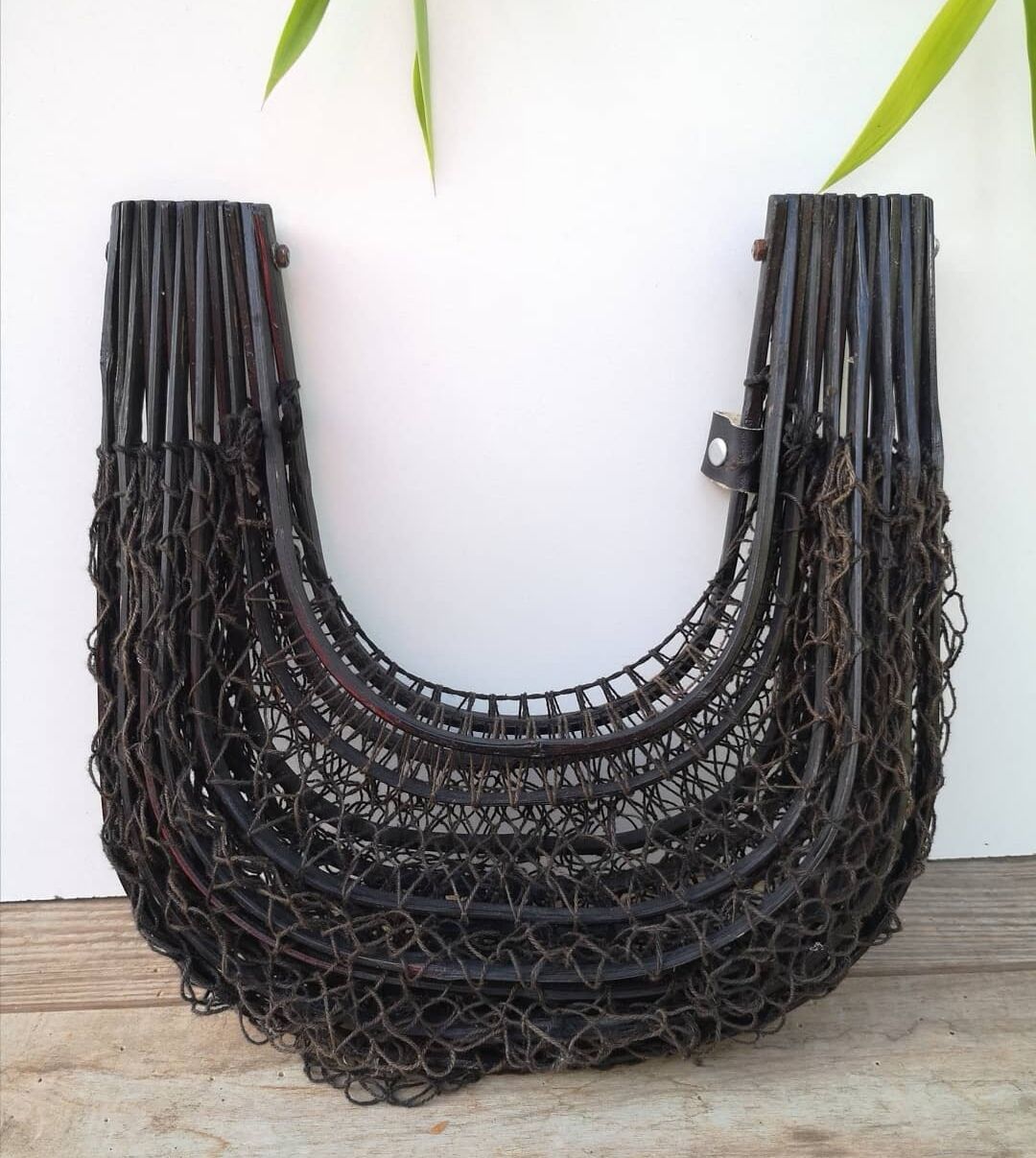Vintage bamboo basket