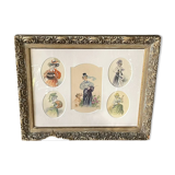 Painting of elegant women