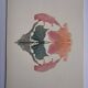 Original Rorschach test card "Card VIII" Imagination