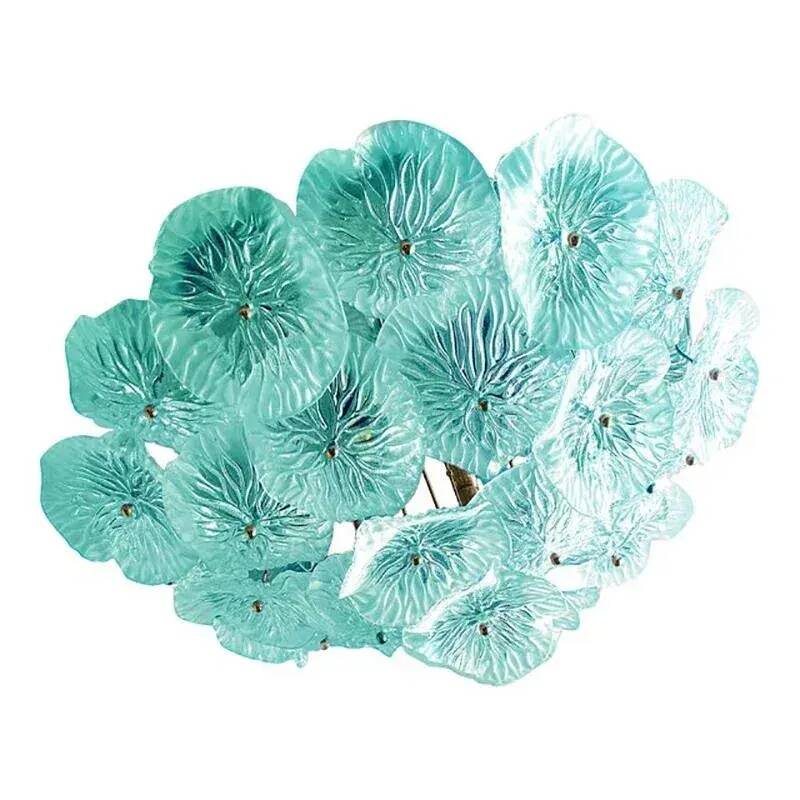Plafonnier italien en verre de Murano par Simoeng